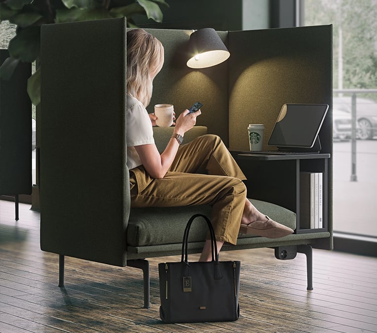 3D Office Furniture Visualization